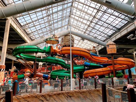 With over 200,000 feet of entertainment and accommodations, this resort has something for everyone. . Kalahari indoor water park